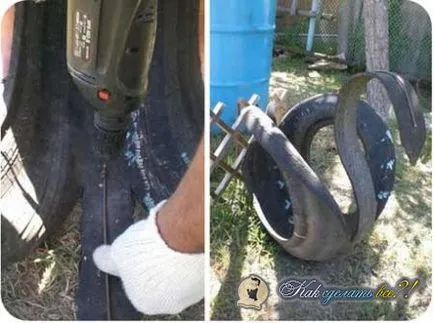 Cum sa faci o lebădă din anvelopă cu mâinile fotografia ta