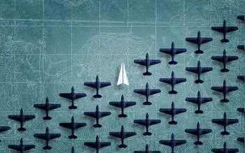 Cum sa faci un avion de hârtie din mâinile sale