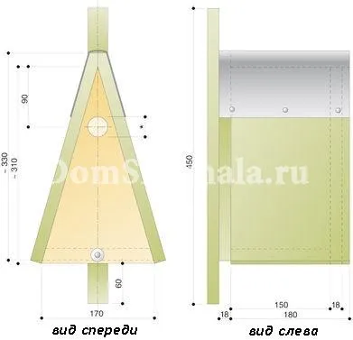 Cum sa faci o Birdhouse propriile sale mâini, prima casa