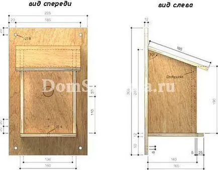 Cum sa faci o Birdhouse propriile sale mâini, prima casa