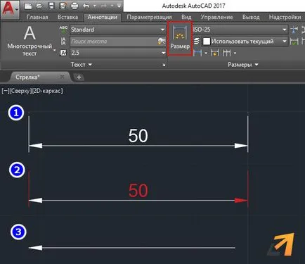 Cum sa faci o săgeată în AutoCAD