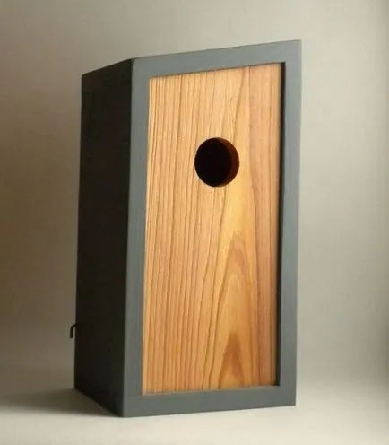 Cum sa faci o Birdhouse propriile sale mâini făcute de desene și dimensiuni de lemn și resturi de materiale pe o fotografie