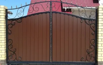 Cum de a face poarta de ondulat meșterit (poarta) Cum de a face poarta de ondulat meșterit