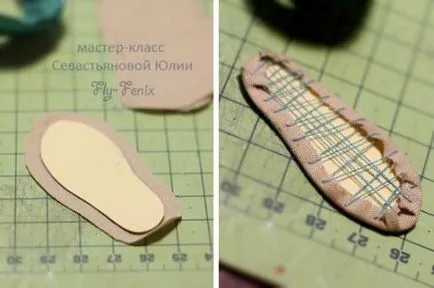 Cum de a face pantofi pentru o păpușă - o clasă de master