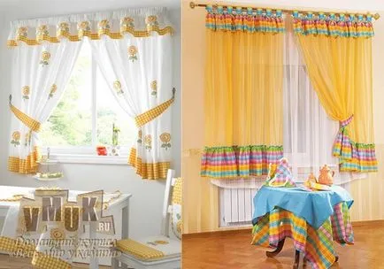 Cum să coase perdele pentru bucatarie, dormitor, hol cu ​​mâinile