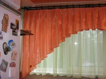 Cum să coase perdele pentru bucătărie (44 poze) ghid pentru decorarea video de perdele