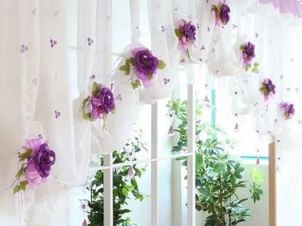 Cum să coase perdele pentru bucătărie (44 poze) ghid pentru decorarea video de perdele