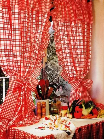 Cum să coase perdele pentru bucătărie (44 poze) ghid pentru decorarea video de perdele
