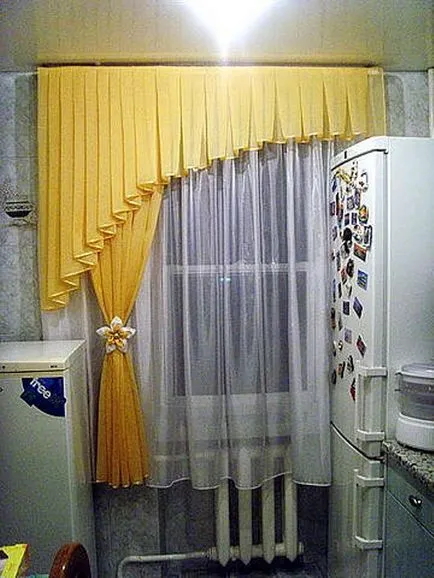 Cum să coase perdele pentru bucătărie (44 poze) ghid pentru decorarea video de perdele