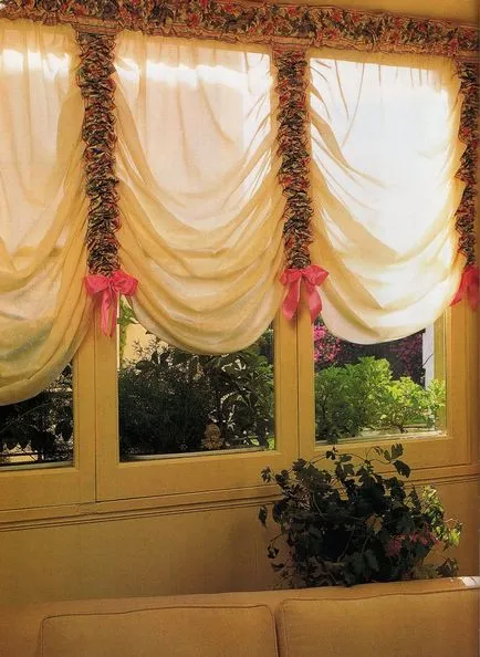 Cum să coase perdele pentru bucătărie (44 poze) ghid pentru decorarea video de perdele