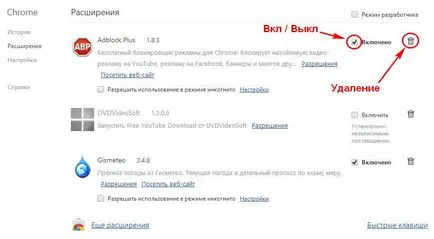 Cum să eliminați anunțurile banner în browser-ul și Google Chrome (date) Cum să eliminați anunțurile banner în browser-ul și Google Chrome