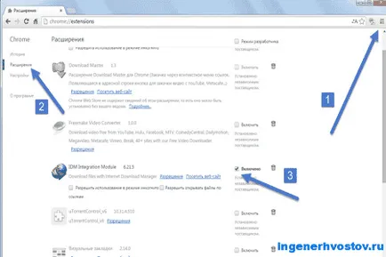 Cum de a elimina bannere în browser (Google Chrome, Muff, ep)
