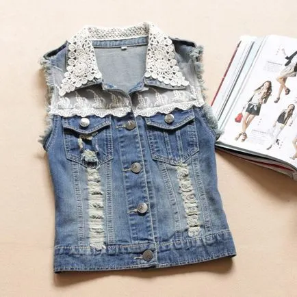 Cum de a face propriile mâini jacheta denim vestă și purtați-l cu nimic (lor) Cum sa faci propriul jacheta denim mâini vesta și cu ceea ce sa poarte