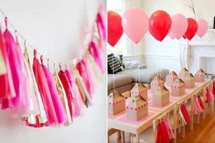 Cum de a decora o camera pentru o petrecere de ziua cu propriile sale mâini
