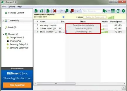 Cum de a crește viteza torentului de 3 ori (pentru a crește viteza de torrent) Cum de a crește viteza de torrent de 3 ori