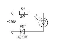 Cum de a alimenta LED-ul de la 220V