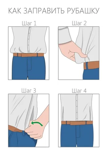 Cum se umple camasa in pantaloni sau blugi, stil Italia