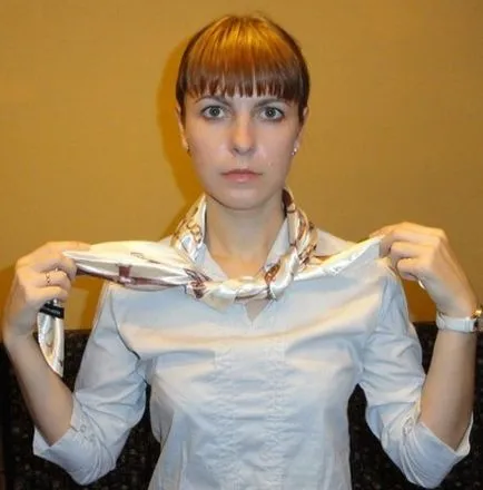 Cum de a lega o eșarfă în jurul gâtului sau o fotografie eșarfă și instrucțiuni video, (pentru a lega o eșarfă în jurul gâtului său fular) Cum de a lega o eșarfă în jurul gâtului sau o fotografie eșarfă și instrucțiuni video,