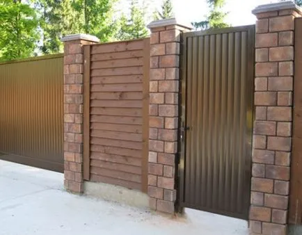 Wicket de bord ondulat cu propriile sale mâini - fabricarea și instalarea