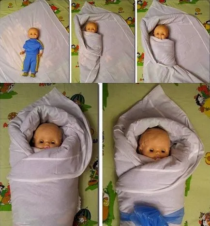 Cum de a înfășa copilul în spital Cum de a înfășa copilul în spital