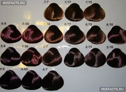 paleta de colorare a părului și fotografii Estel