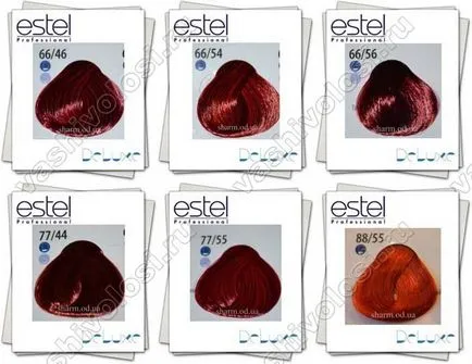 vopsea de par Estel paleta de culori profesionale cu fotografii și recenzii (vopsea) vopsea de par Estel paleta de culori profesionale cu fotografii și recenzii