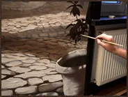 pereti pictura pe unghii