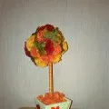 Master class „din flori de șervețele de hârtie“