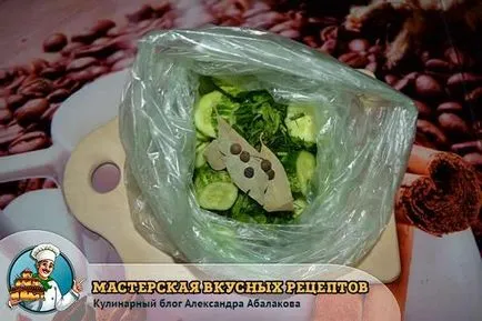 castraveți sărați într-un pachet - reteta rapida (rapid) castraveți sărați într-un pachet - rețetă ușor
