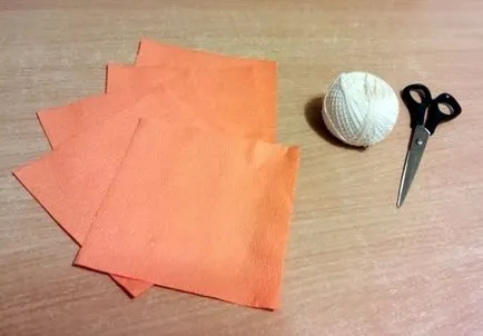 Master class „din flori de șervețele de hârtie“