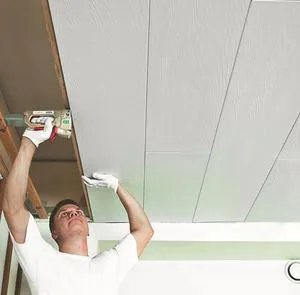 Instalarea de panouri din PVC plastic plafon cu mâinile sale