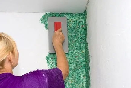 Aplicarea de tapet lichid cu propriile mâini