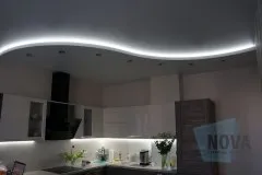 Tavan suspendat „Galaxy negru“, plafoane nova
