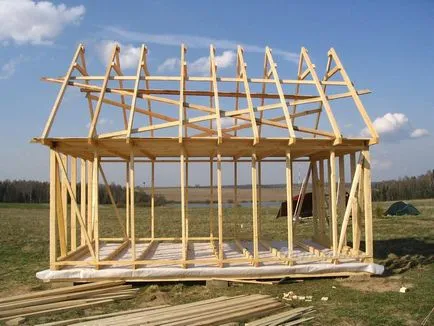 Începătorii 6x4 casa cadru cu propriile mâini pentru un sezon! (40 poze), de uz casnic Siberian