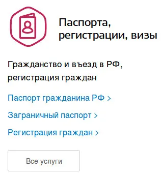 Înregistrarea pașapoartelor pentru copii de până la 14 ani de la serviciile publice (vă rugăm să introduceți cecul este corect) Înregistrarea copilului pașapoarte până la 14 ani de la serviciile publice