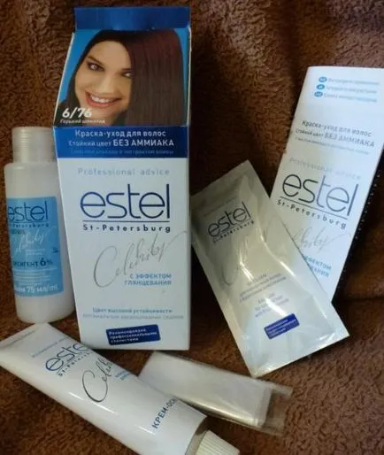 nuanțe de vopsea pentru păr „Estel Professional“