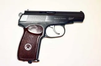Caracteristici istolet pneumatic de performanță Makarova-RMN 654k detaliind
