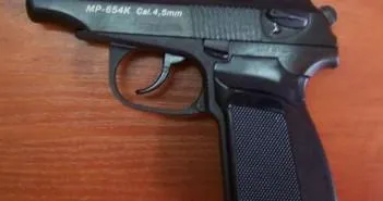 Caracteristici istolet pneumatic de performanță Makarova-RMN 654k detaliind