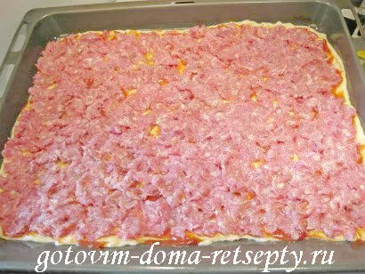 Pizza carne cu ciuperci și roșii (case gata cu fotografii) Pizza carne cu ciuperci și roșii