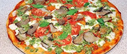 Pizza cu ciuperci cu reteta pas cu pas fotografii opțiuni simple și delicioase pentru prepararea mâncării