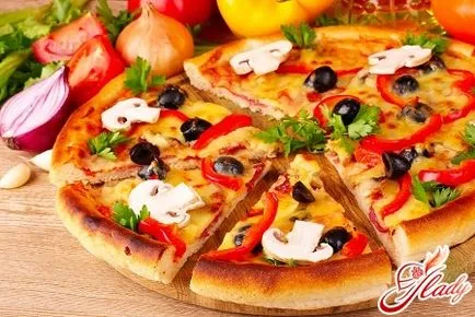 Pizza cu ciuperci