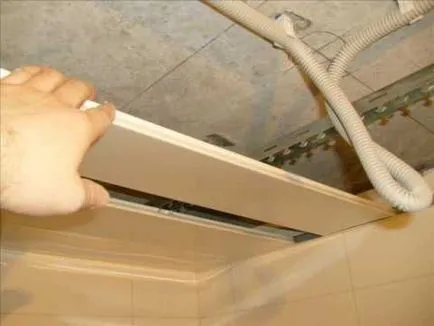 plafon din material plastic cu mâinile sale - instalarea, instrucțiunea!