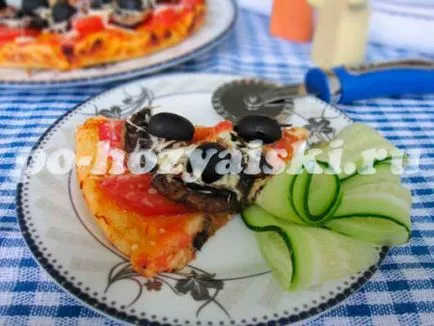 Pizza cu ciuperci si rosii reteta Pizza cu ciuperci si rosii reteta