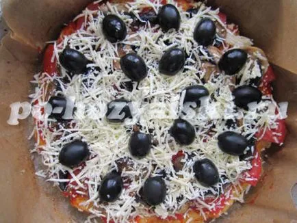 Pizza cu ciuperci și roșii, rețetă (pizza) Pizza cu ciuperci si rosii reteta