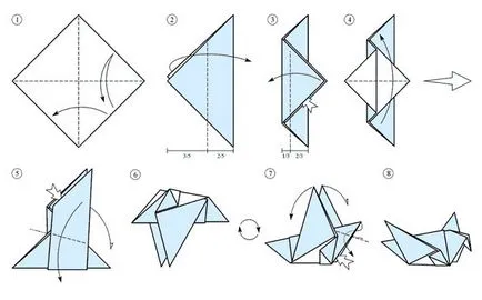 hârtie origami Artizanat pentru copii (Bend marginea interioară) hârtie origami Artizanat pentru copii