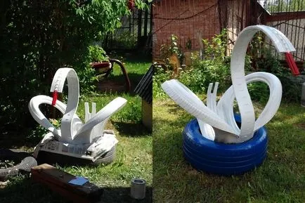 Artizanat din anvelopă cu mâinile