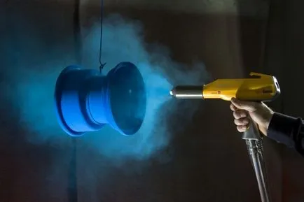 pictura metal cu instructiuni vopsea pulbere pe pictura, video și fotografii