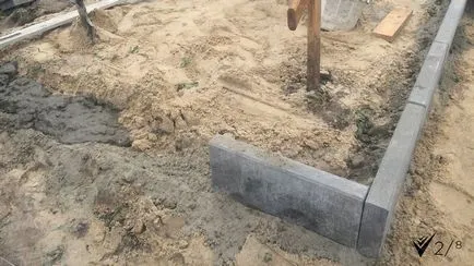 Pas cu pas instalarea monumentului pe mormântul de la sol (foto-guide)