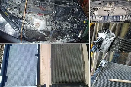 radiator auto prin picurare