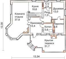 Proiecte scaldă caramida - plan de opțiuni, cum totul!